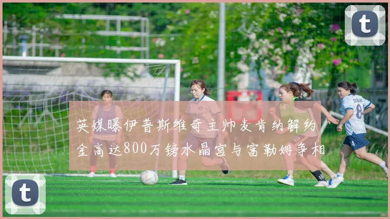 英媒曝伊普斯维奇主帅麦肯纳解约金高达800万镑水晶宫与富勒姆争相追逐